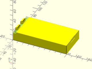 MakeBoxWithFilamentHingeLid() Example 1