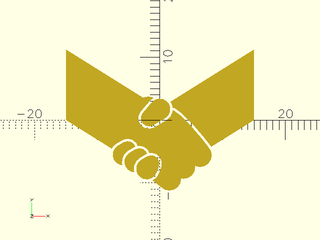 Handshake2d() Example 1