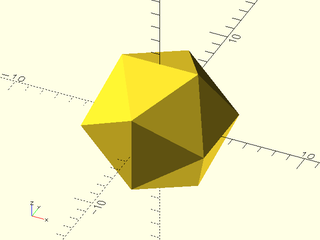 Icosahedron() Example 1