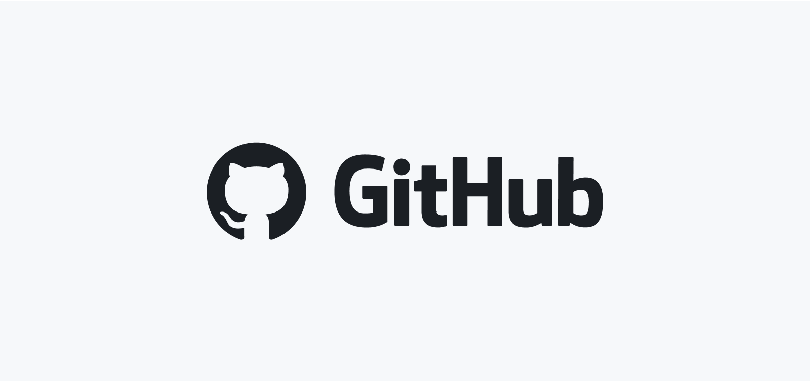 Light mode GitHub logo lockup