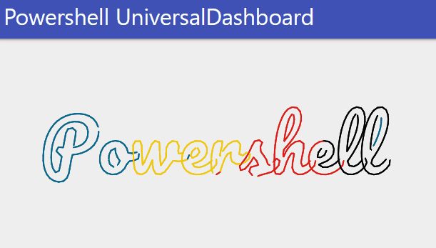 UniversalDashboard.UDMorph icon