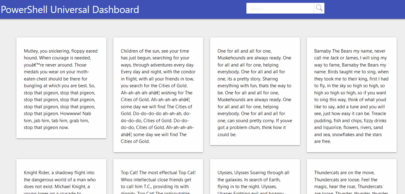 UniversalDashboard.UDNavbarSearch icon