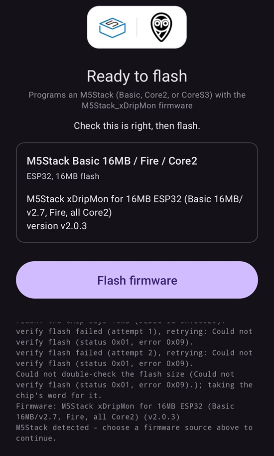 Ready to flash