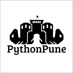 PythonPune white logo