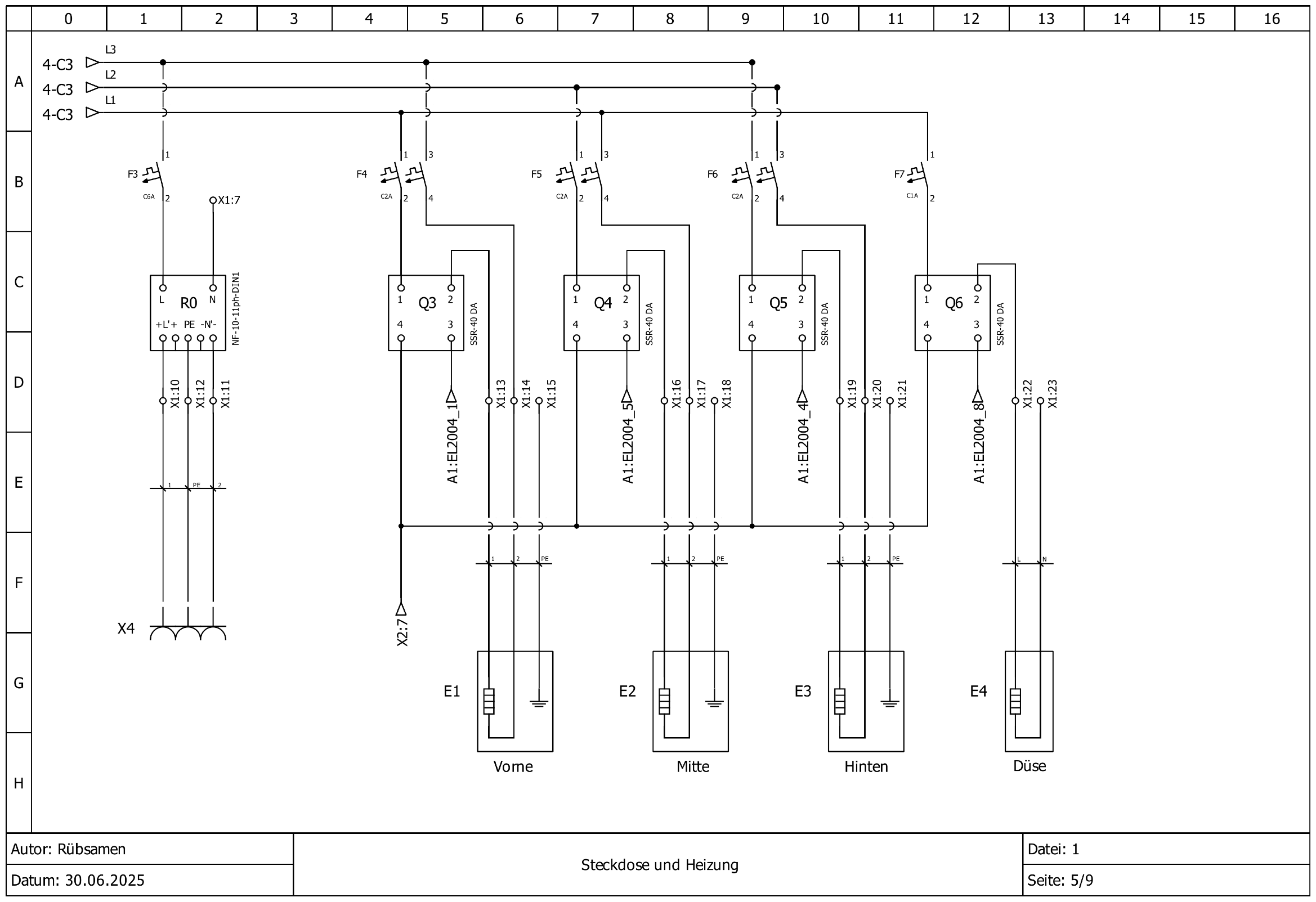 QiTech Pro Extruder Electrical Diagram 2025 - Sheet 5