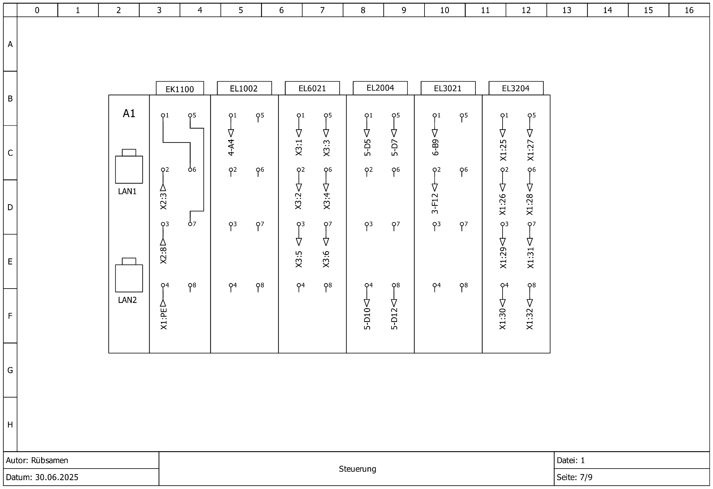 QiTech Pro Extruder Electrical Diagram 2025 - Sheet 7