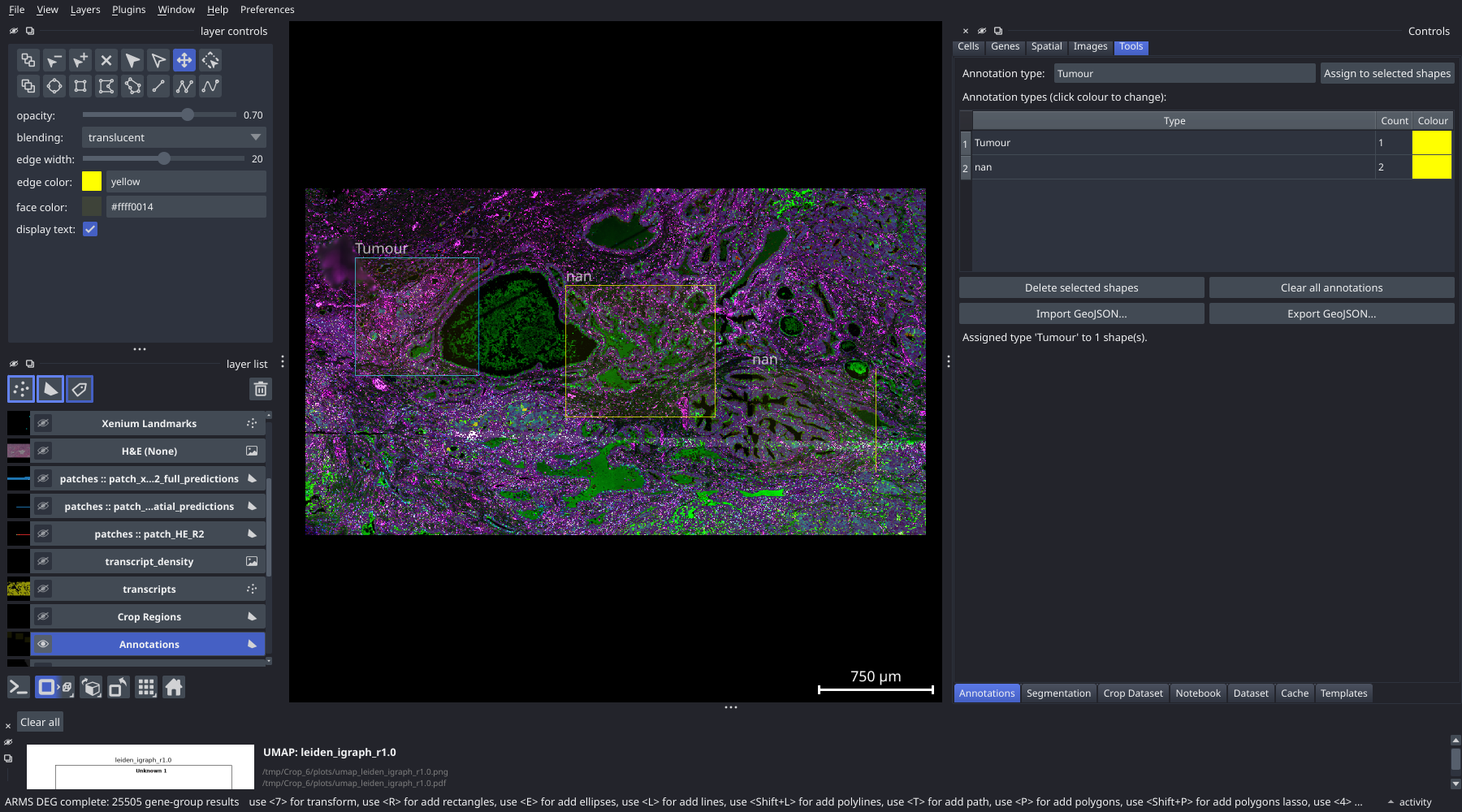 Tutorial Annotations Step4
