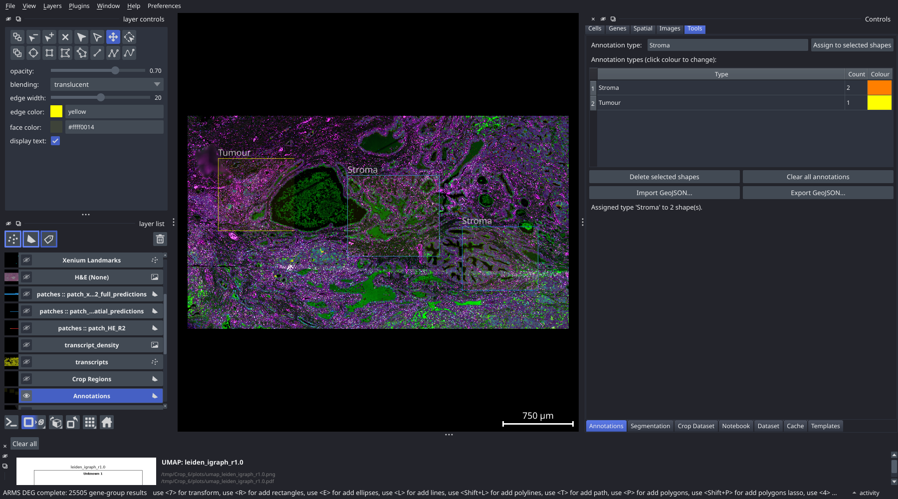 Tutorial Annotations Step6