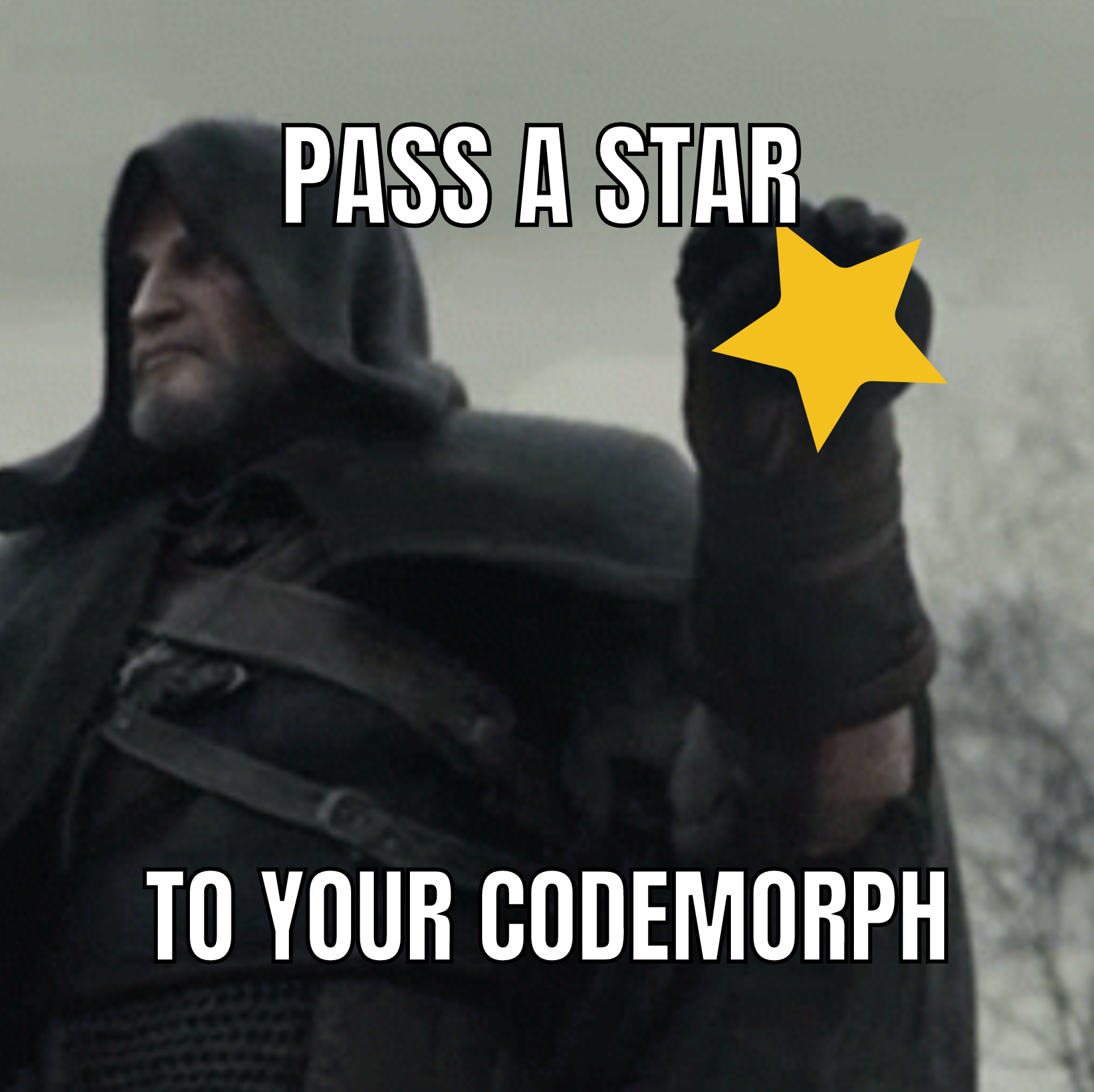 Pass a star to your codemorph