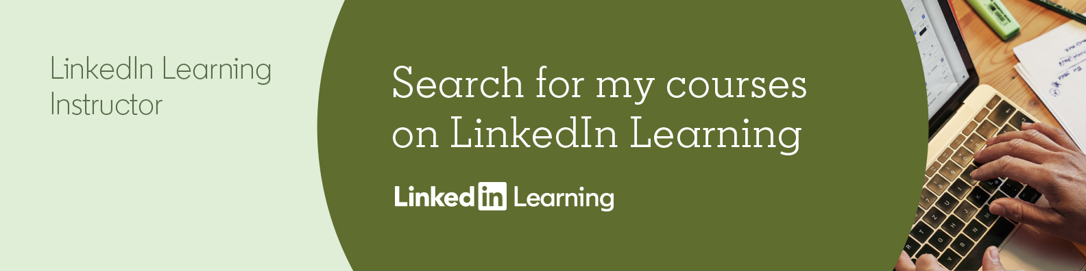 Search for my courses on LinkedIn Learning