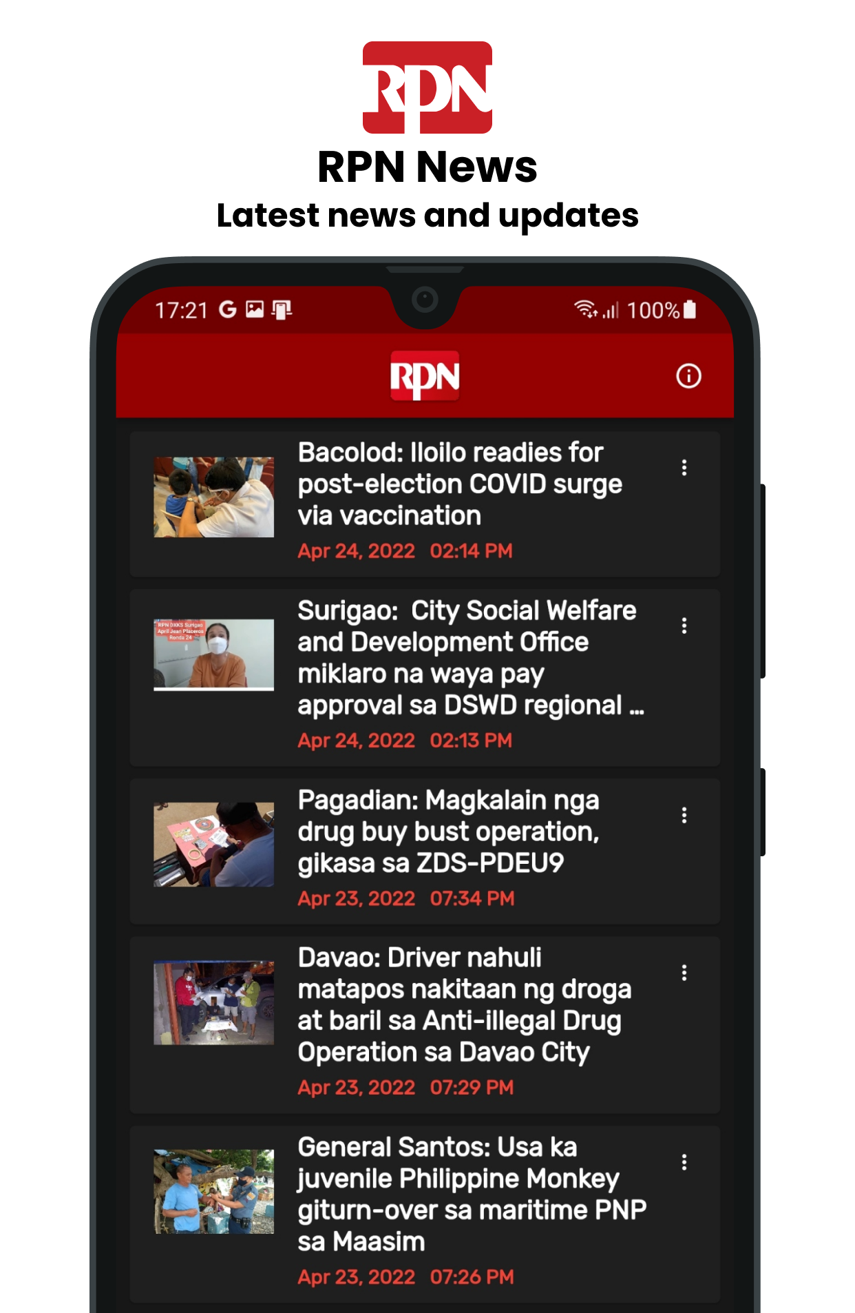 RPN News app screenshot
