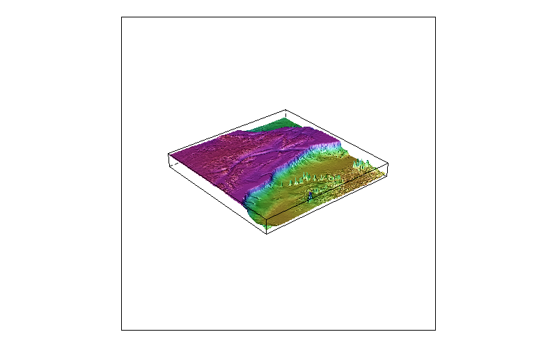Image shaded 3d bathymetry