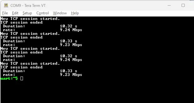 TCP Download evidence
