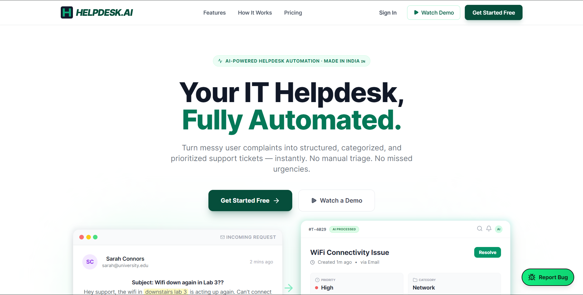 Helpdesk.AI Hero Banner