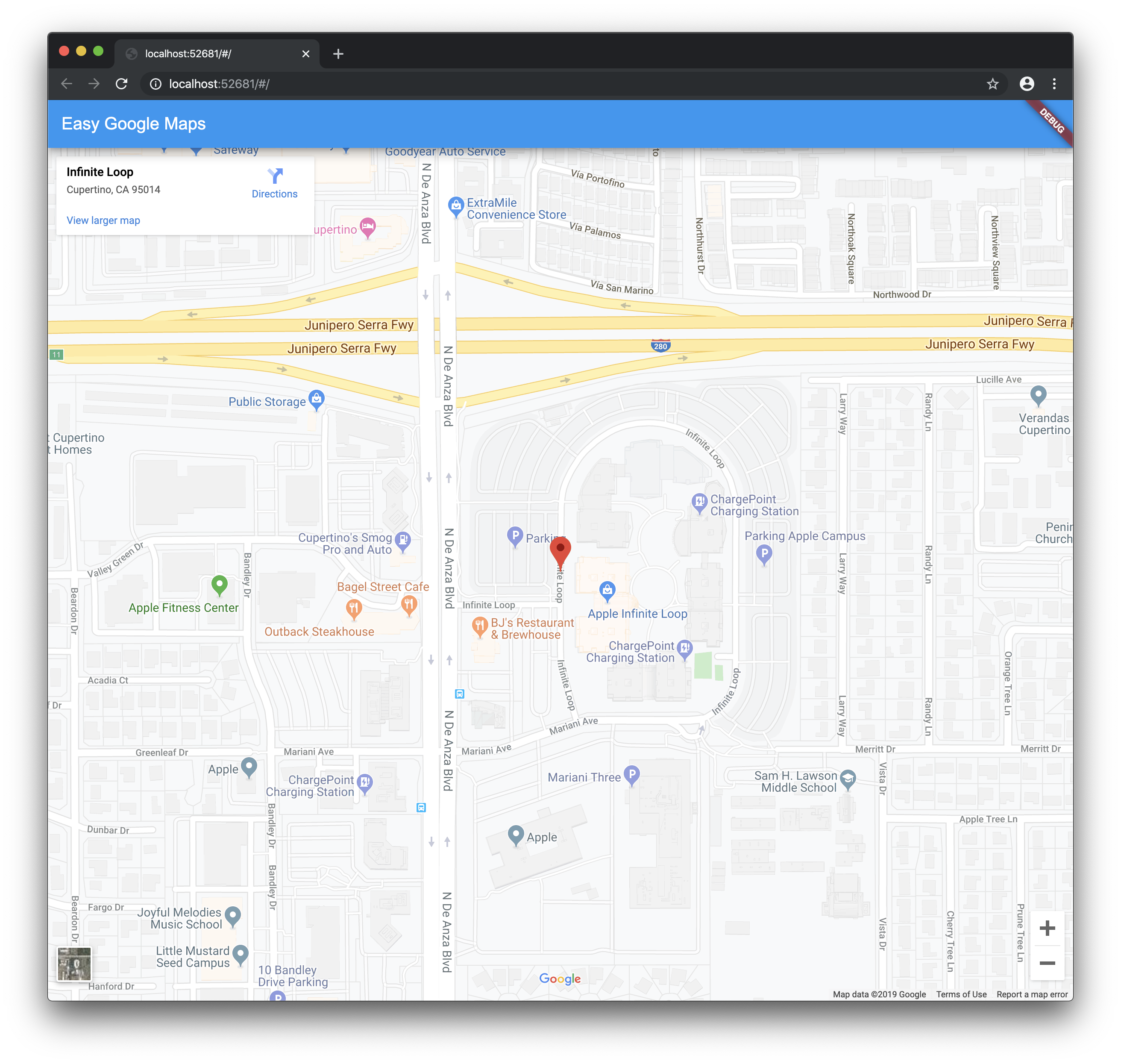 Easy Google Maps for Flutter