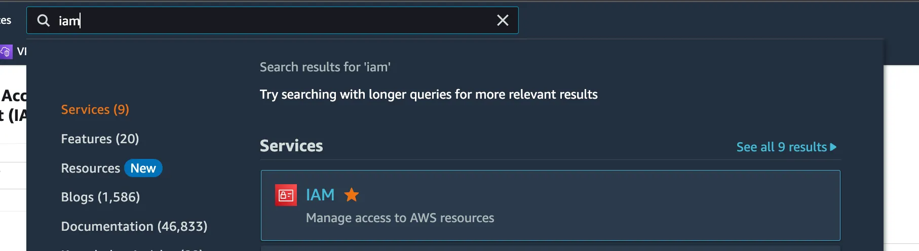 aws-iam-search-result