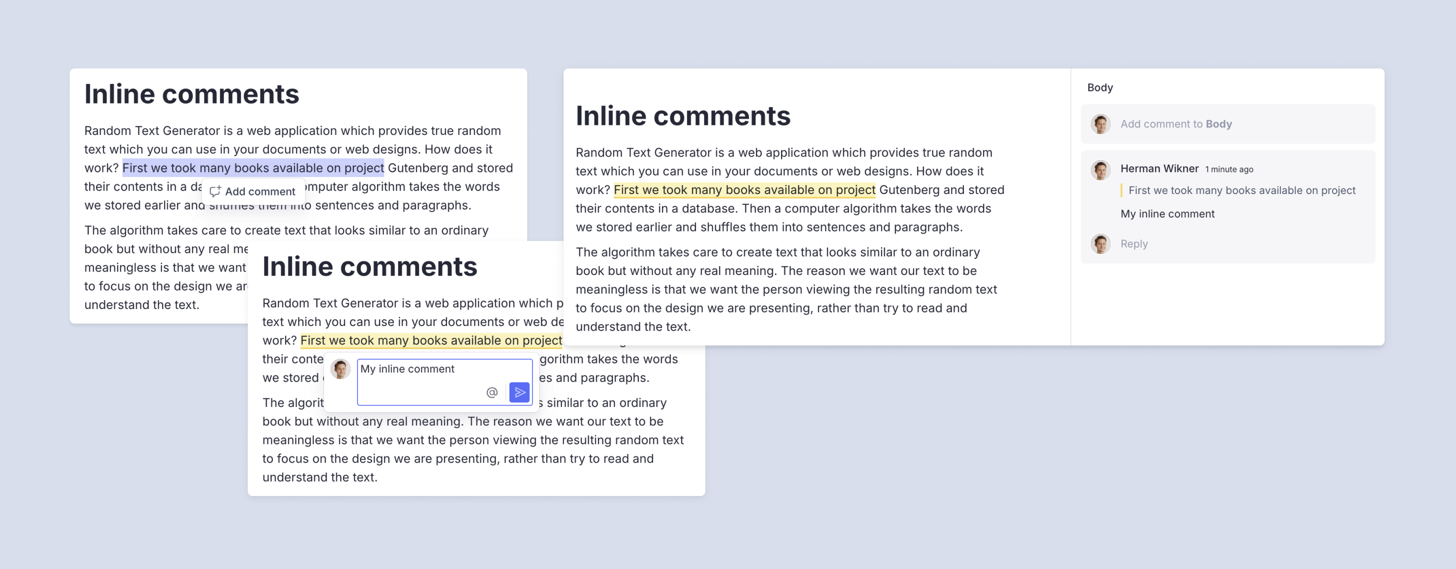 inline comments screenshot