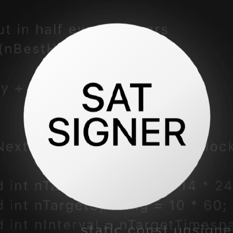 Logo of satsigner
