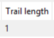 Trail length