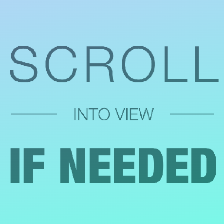 scroll-into-view-if-needed