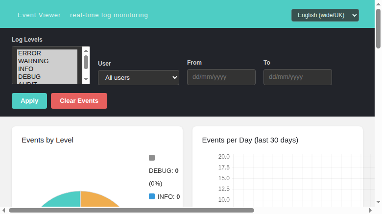 Event Viewer after fix: 3 historical WARNINGs (pre-fix repro), all new events AUDIT