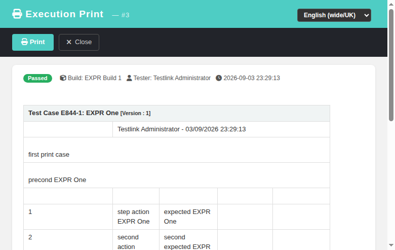 Execution Print