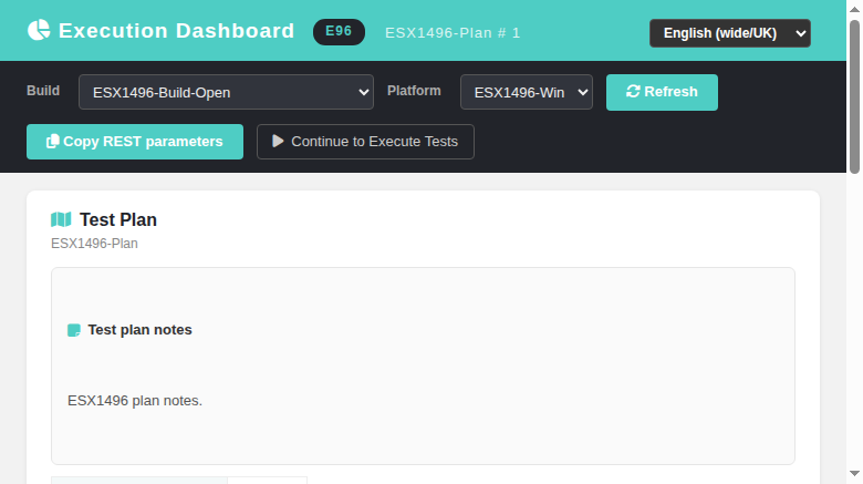 Execution Dashboard