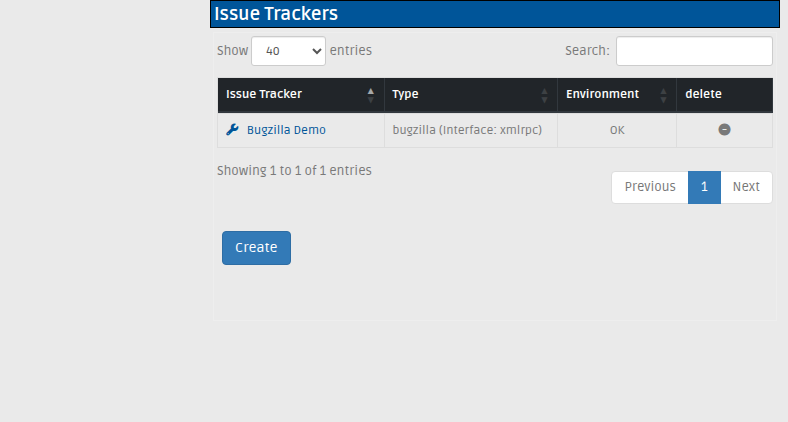 issueTrackerView lengthMenu fixed