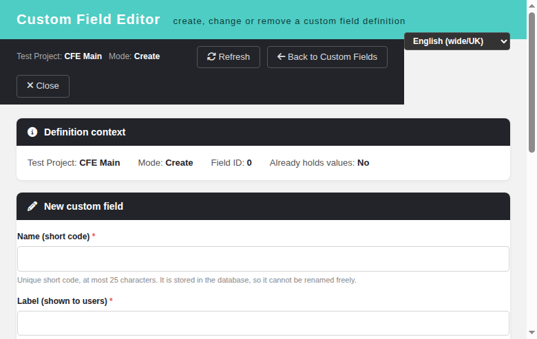 Create mode