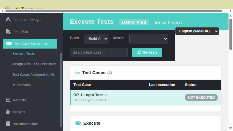 Before fix — no assignment UI
