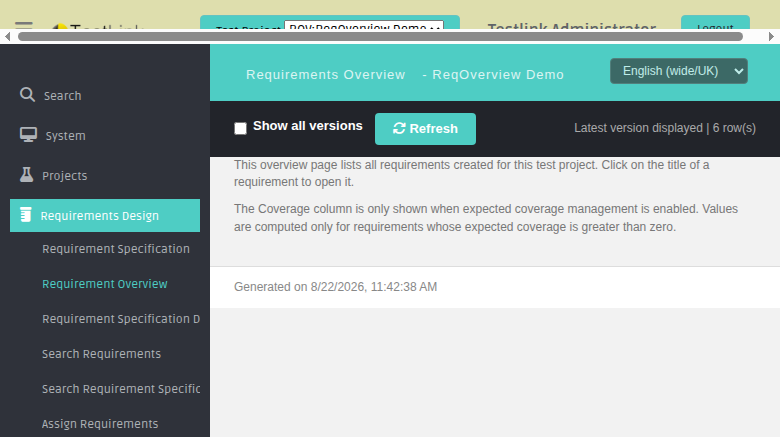 Requirements Overview