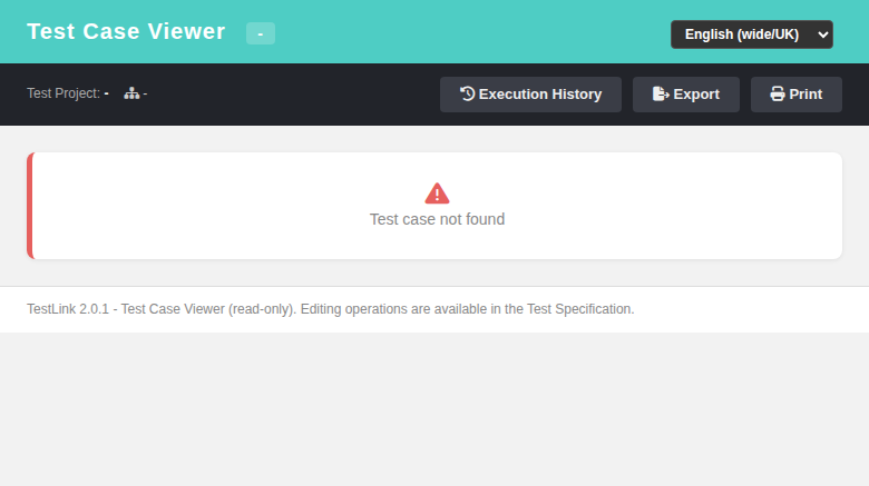 Error state