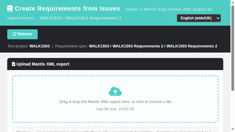 Create Requirements from Issues - clean state with spec context