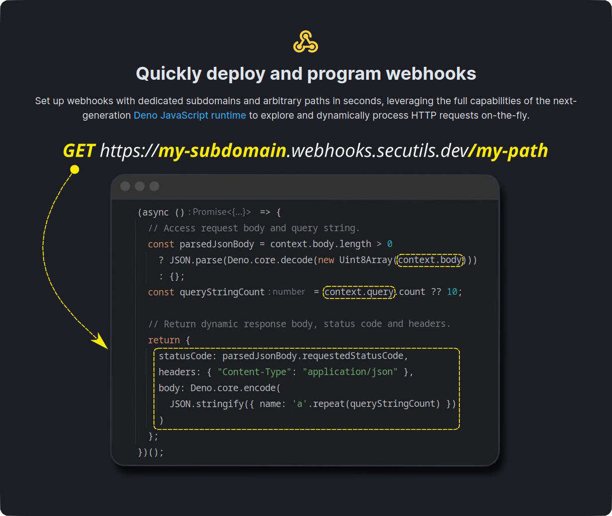 Secutils.dev Webhooks