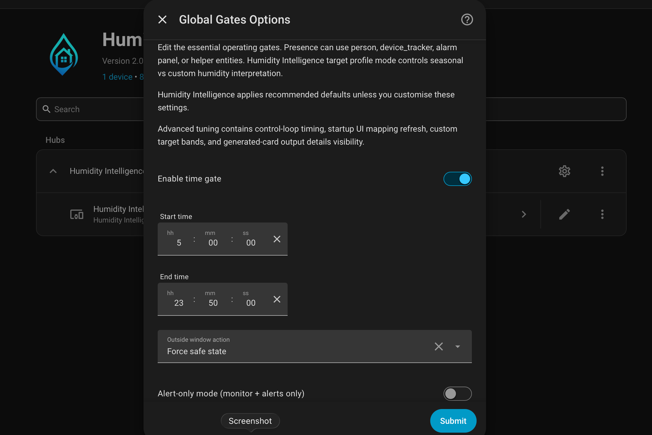 Global gates essential options