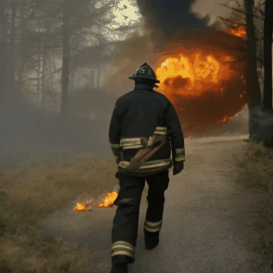 A_fireman_is_walking_through_fire_captured_with_a_follow_cinematic_shot_4926511.gif