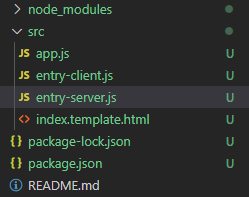 vue-ssr项目结构