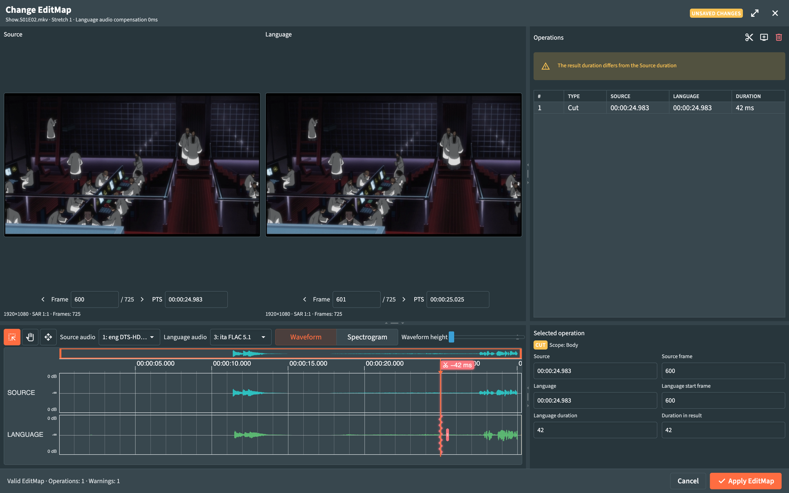 EditMap editor