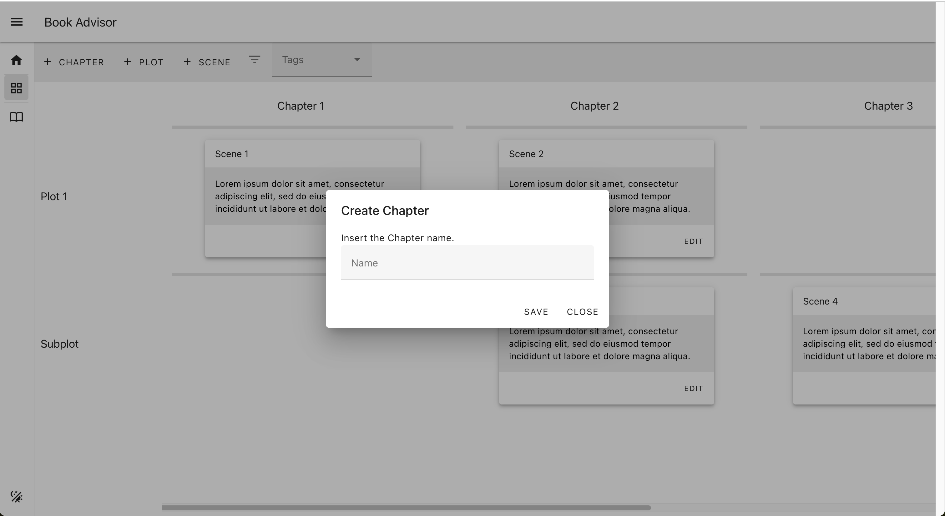 Create Chapter
