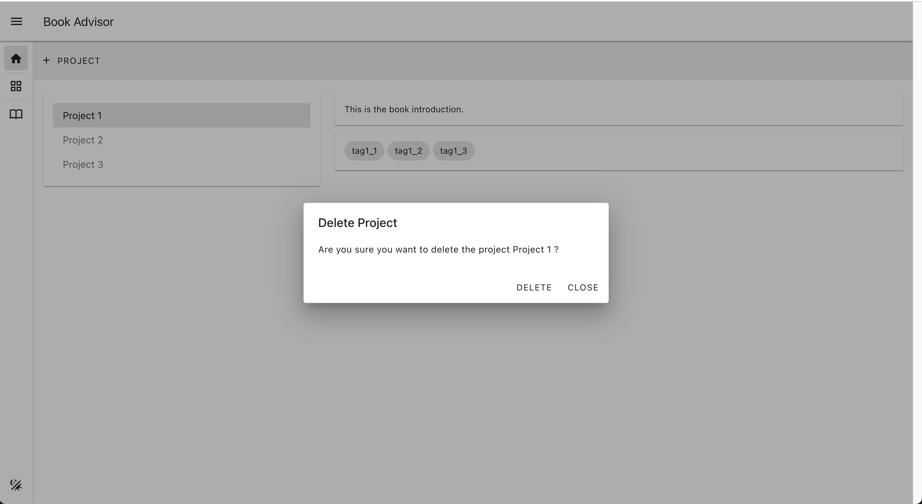 Delete Project