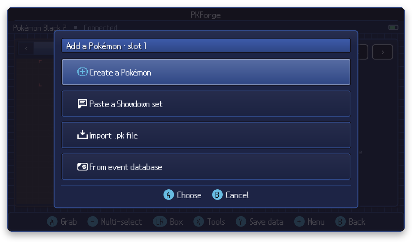 Add a Pokémon