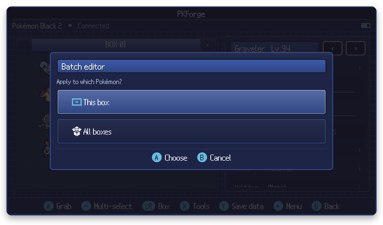 Batch editor
