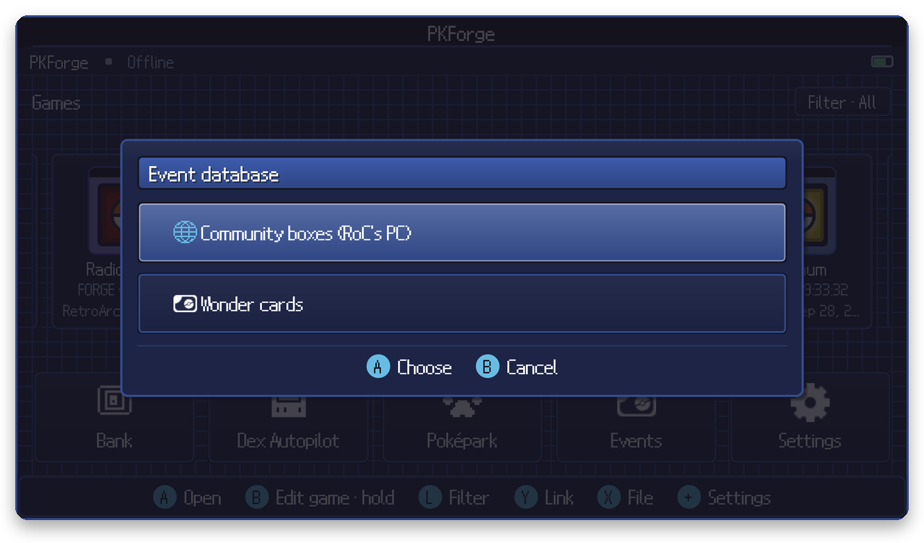 Event database