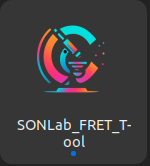 The SONLab FRET Tool desktop launcher icon