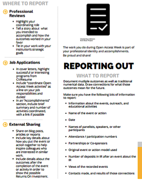 OA Kit Reporting Tips