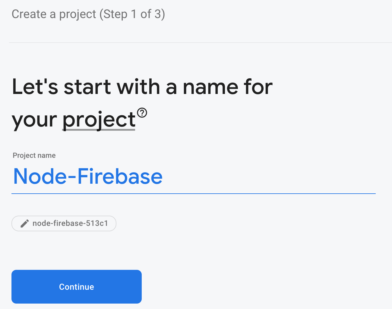Firebase Initiate