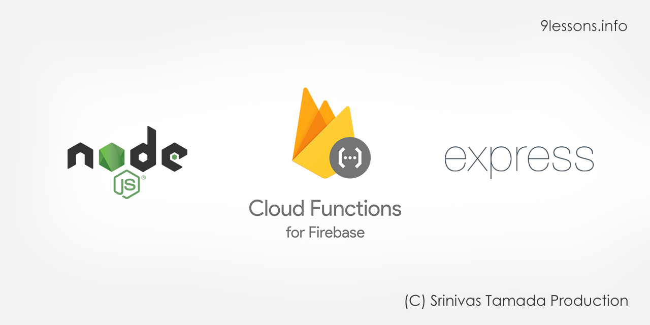 Node Express Firebase Functions