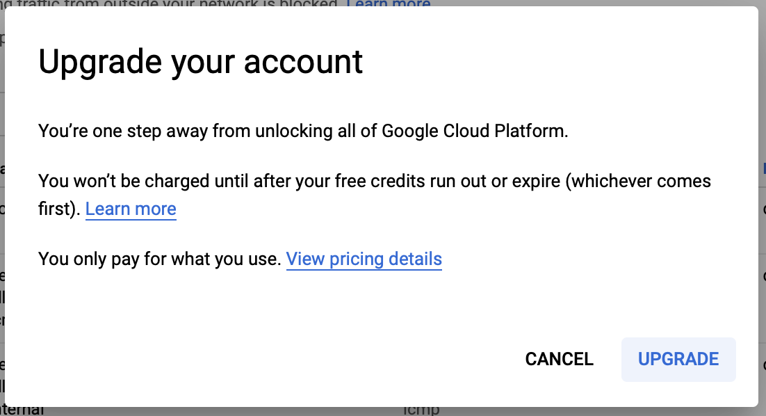 Google Cloud IP Address