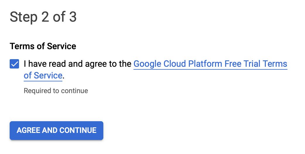 Google Cloud Free Trial