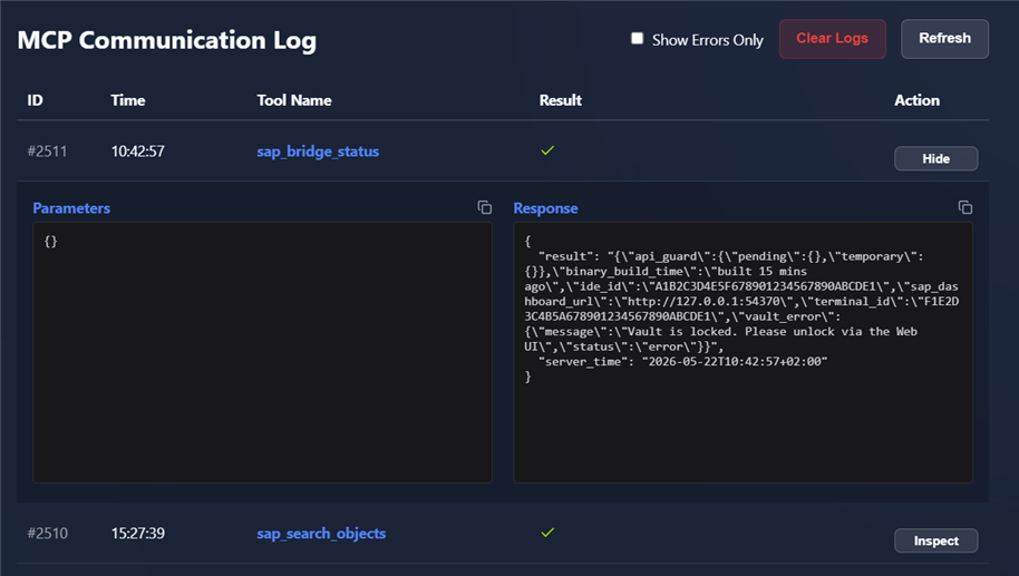 MCP Logs